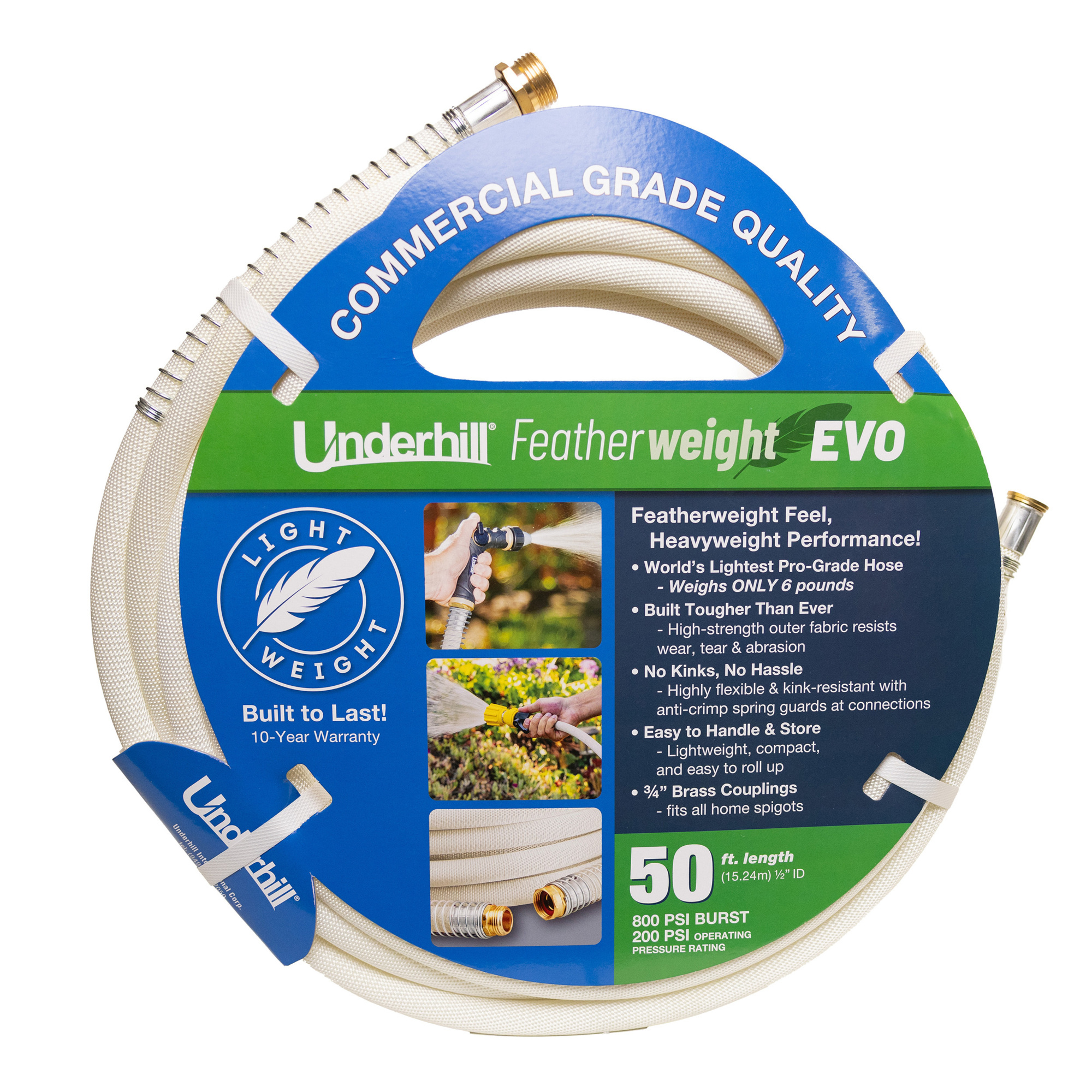 Underhill EVO White Hose 50ft H50-050FW-EVO-W